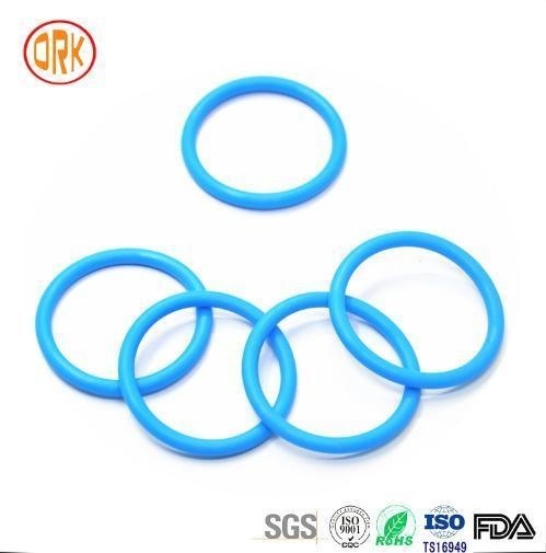 0.5mm - 1000mm 568 ব্লু সিলিকন সিলিং রাবার রিং RoHS রাবার ফ্ল্যাট O রিং