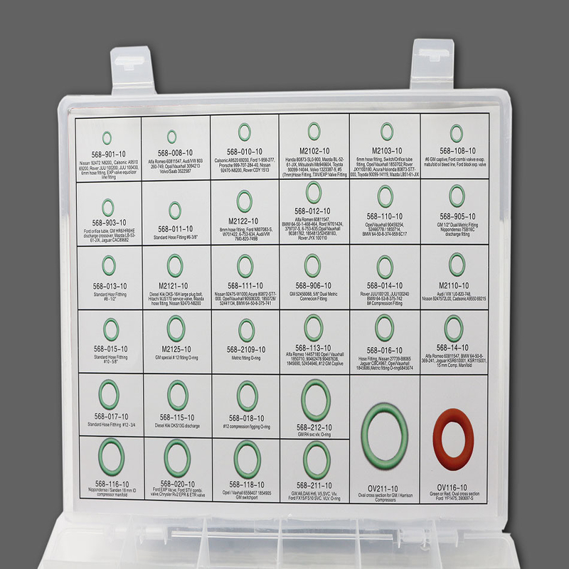 ORK 382pcs/386pcs/407pcs/408pcs Fkm বা Nbr রাবার ও-রিং সিলিং বক্স/সিলিং কিট