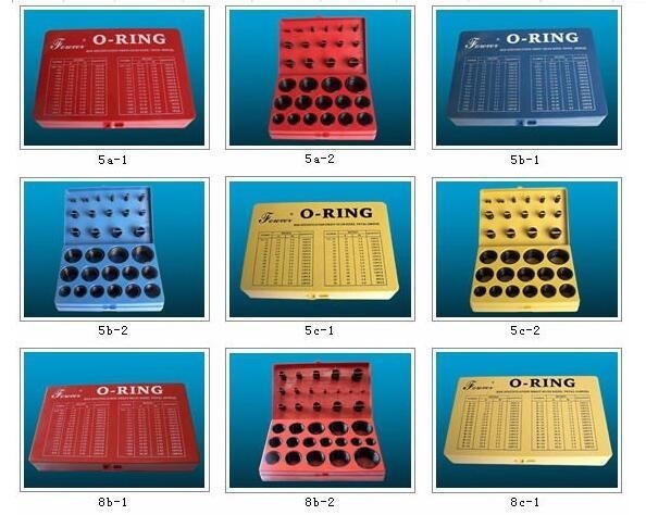 ORK 382pcs/386pcs/407pcs/408pcs Fkm বা Nbr রাবার ও-রিং সিলিং বক্স/সিলিং কিট