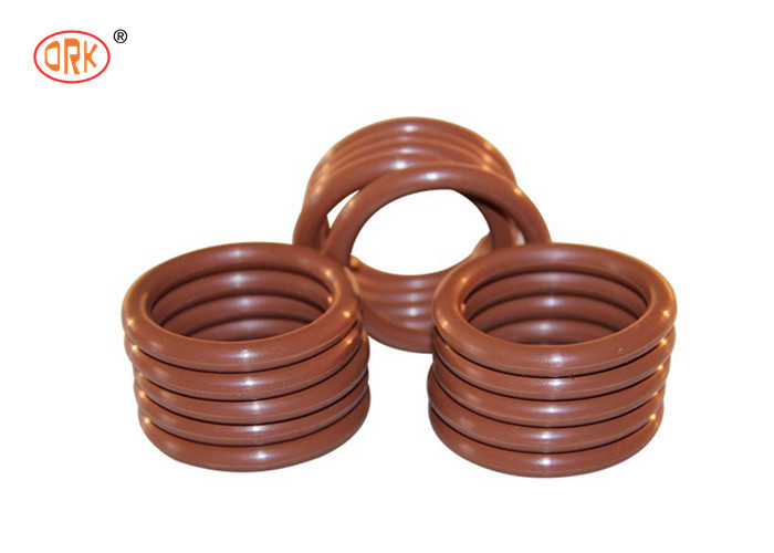 AS568 PG স্ট্যান্ডার্ড সাইজ FKM রাবার সিল FPM EPDM অটোমোটিভ Ac O রিংস বাদামী