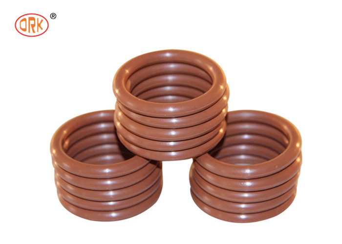 AS568 PG স্ট্যান্ডার্ড সাইজ FKM রাবার সিল FPM EPDM অটোমোটিভ Ac O রিংস বাদামী