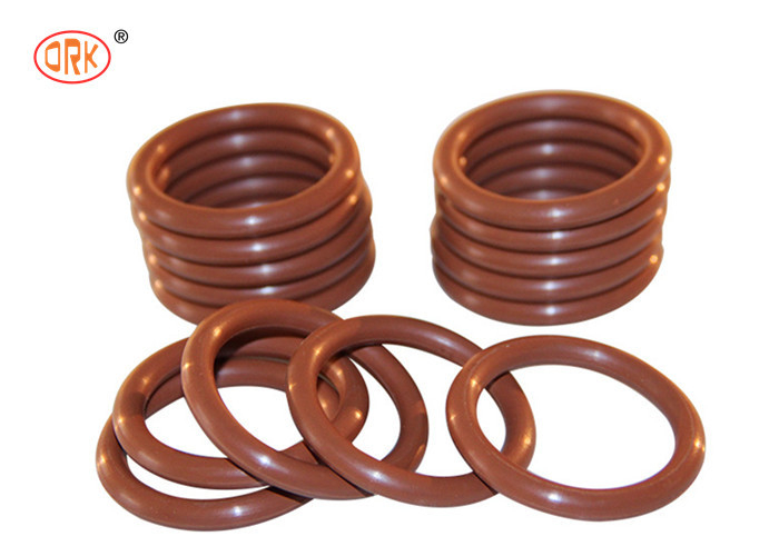 AS568 PG স্ট্যান্ডার্ড সাইজ FKM রাবার সিল FPM EPDM অটোমোটিভ Ac O রিংস বাদামী