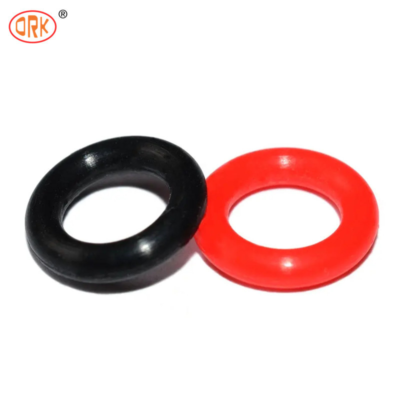 কালো লাল নরম O রিং জারা প্রতিরোধের তাপমাত্রা Neoprene CR রাবার পাইপ গ্যাসকেট