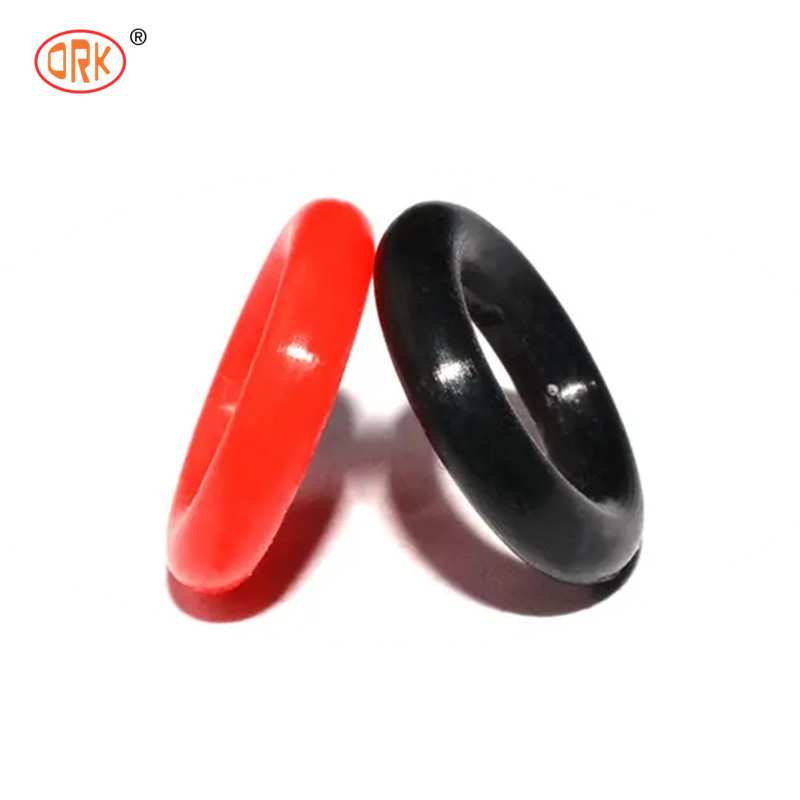কালো লাল নরম O রিং জারা প্রতিরোধের তাপমাত্রা Neoprene CR রাবার পাইপ গ্যাসকেট